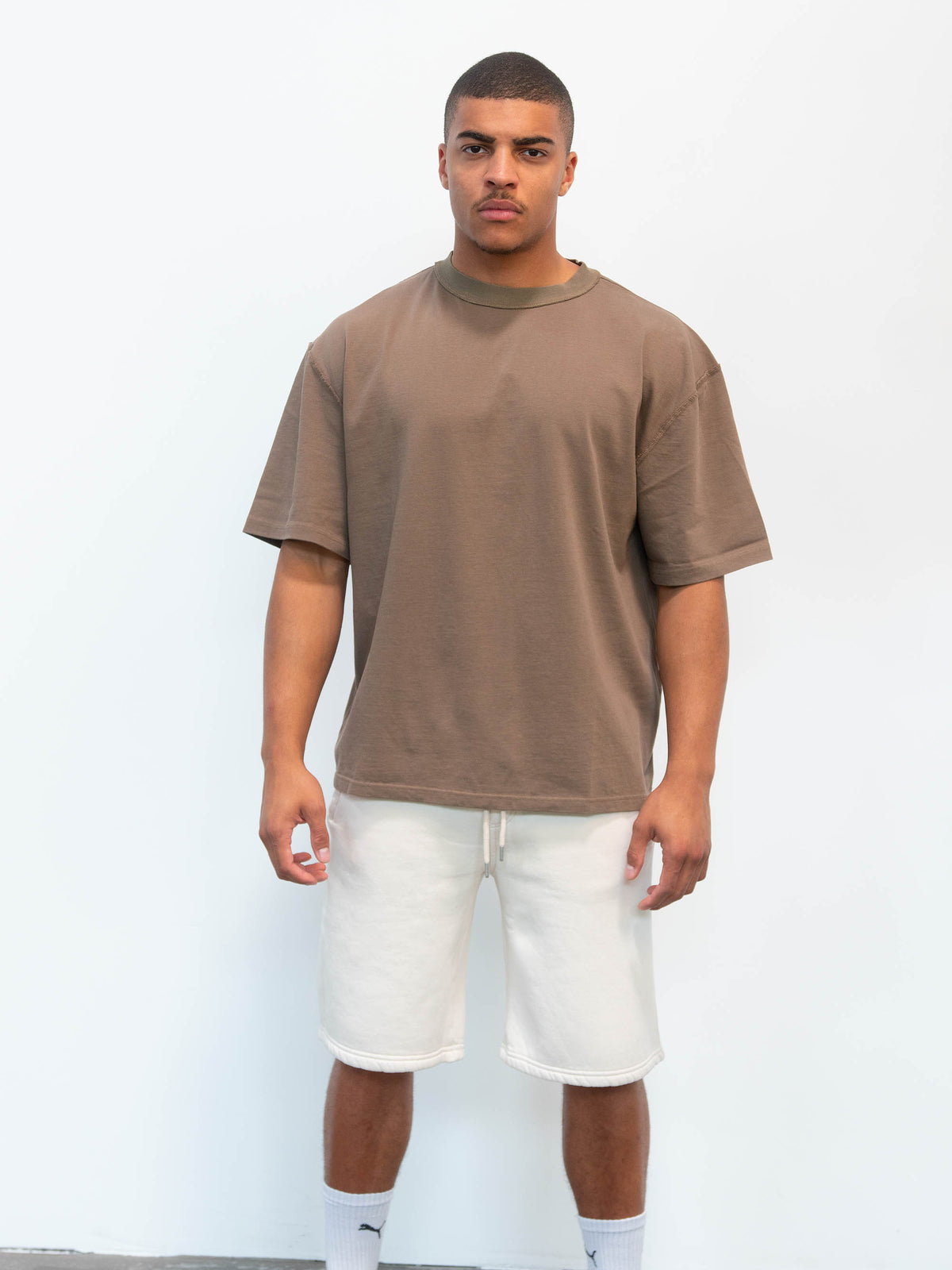 BLANK TEE STONE BROWN
