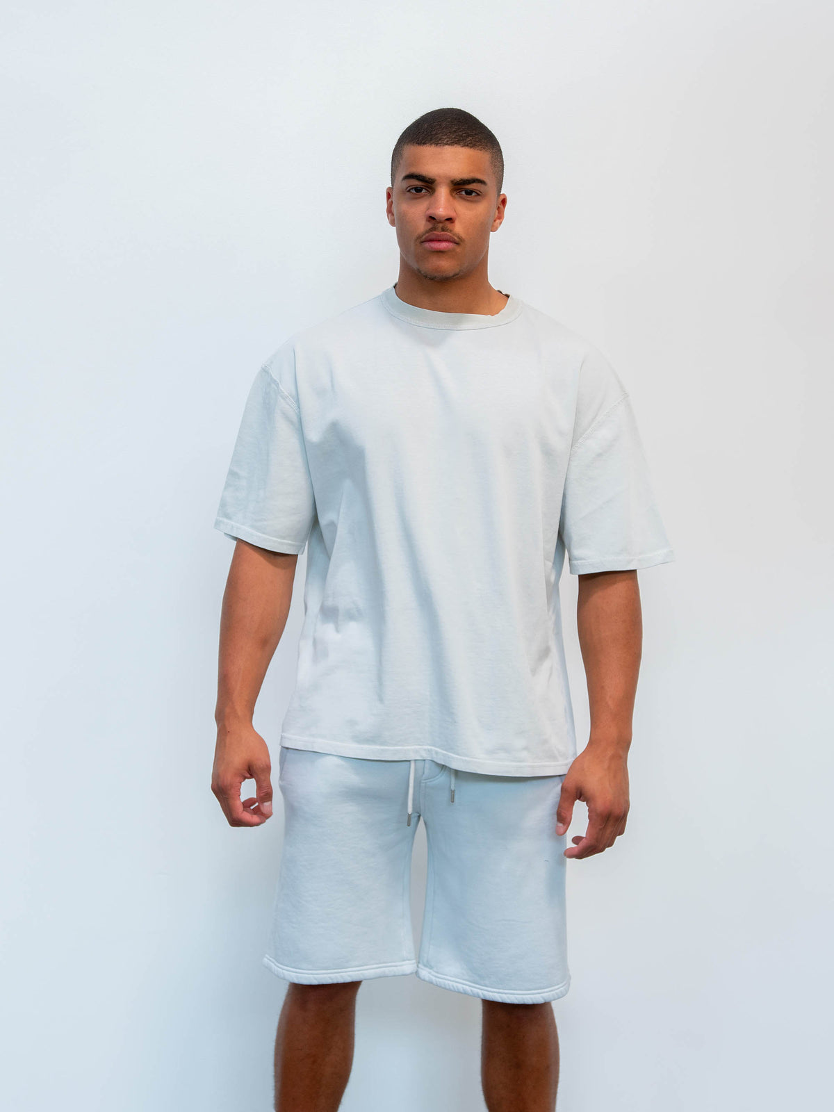 BLANK TEE BLUE BLUSH