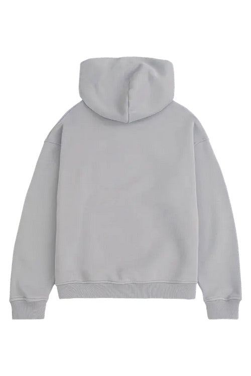 BLANK HOODIE WASHED OPAL GREY