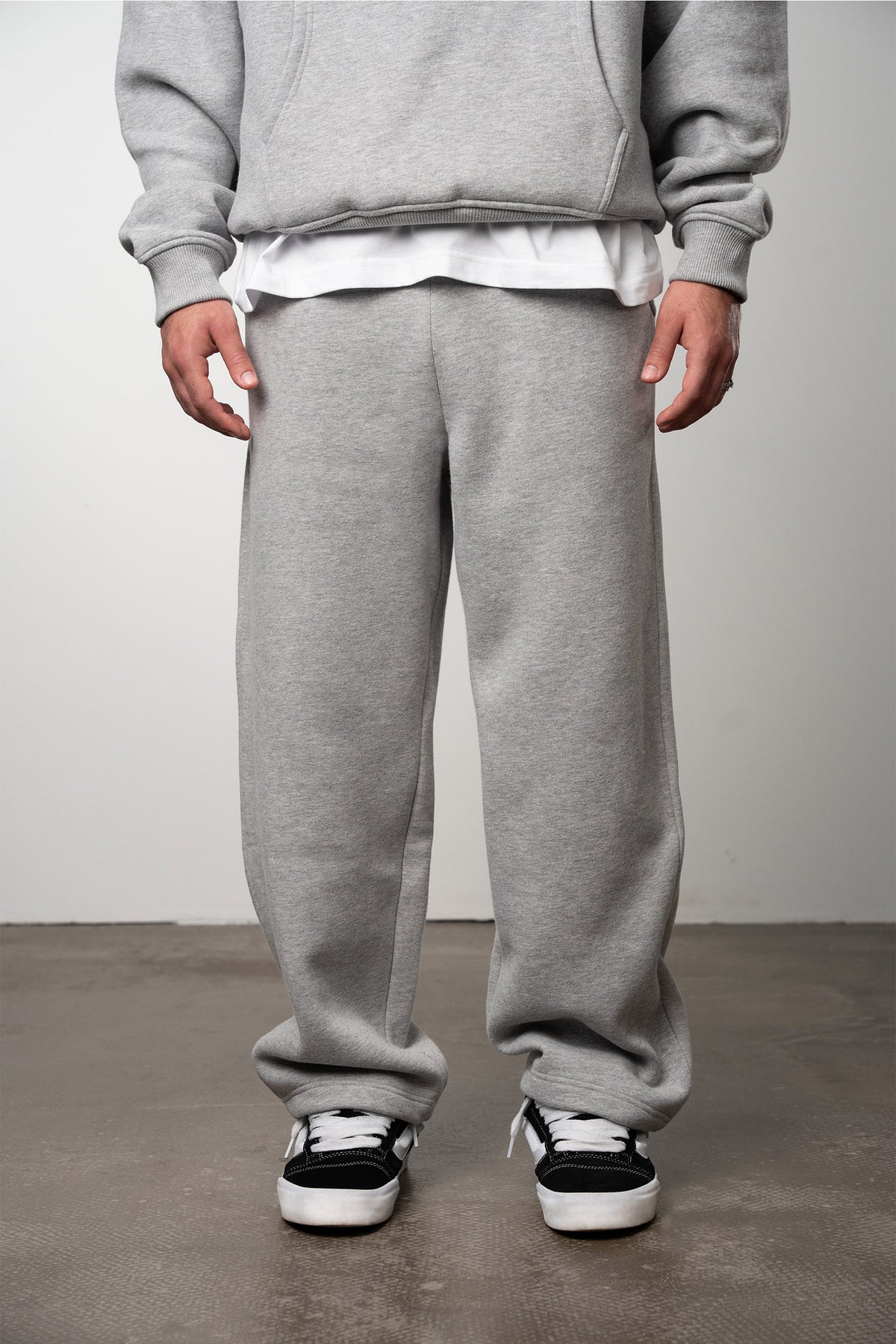 BLANK PANT MELANGE GREY
