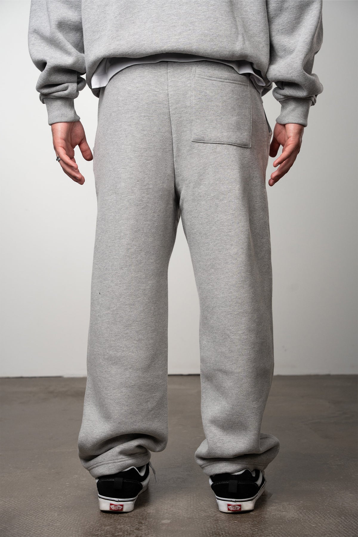 BLANK PANT MELANGE GREY