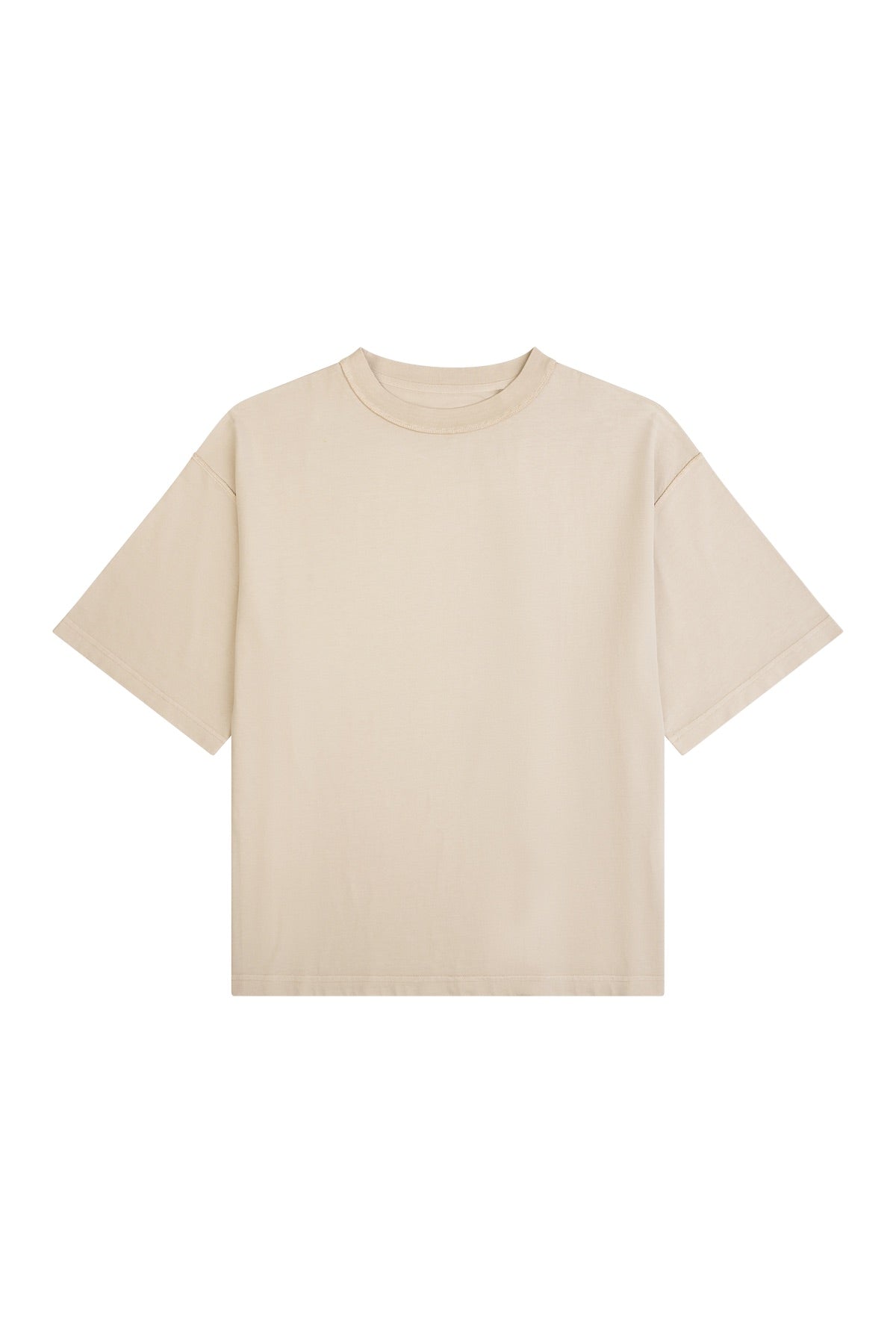 BLANK TEE WASHED STONE
