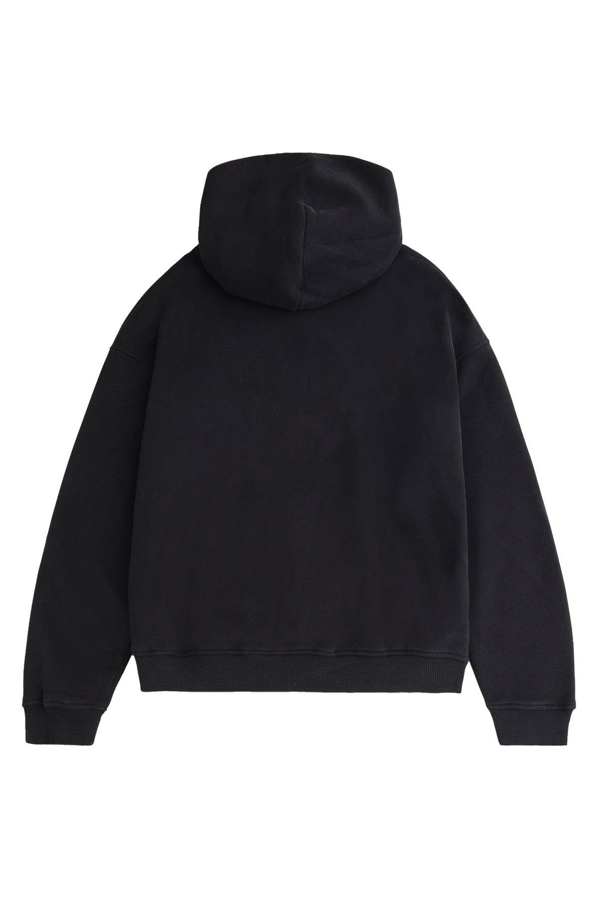BLANK HOODIE WASHED BLACK