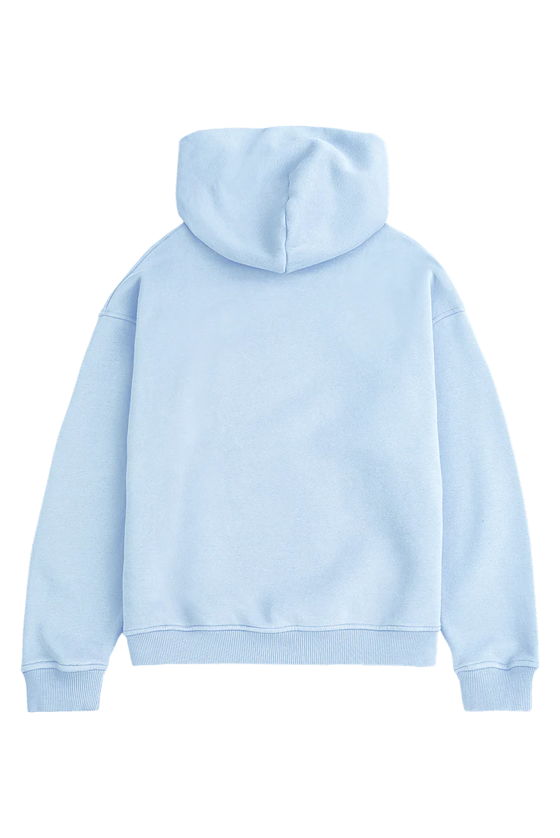 BLANK HOODIE WASHED BABYBLUE